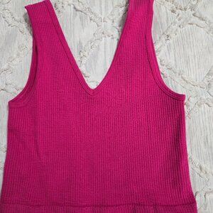 Pink Cropped Tank